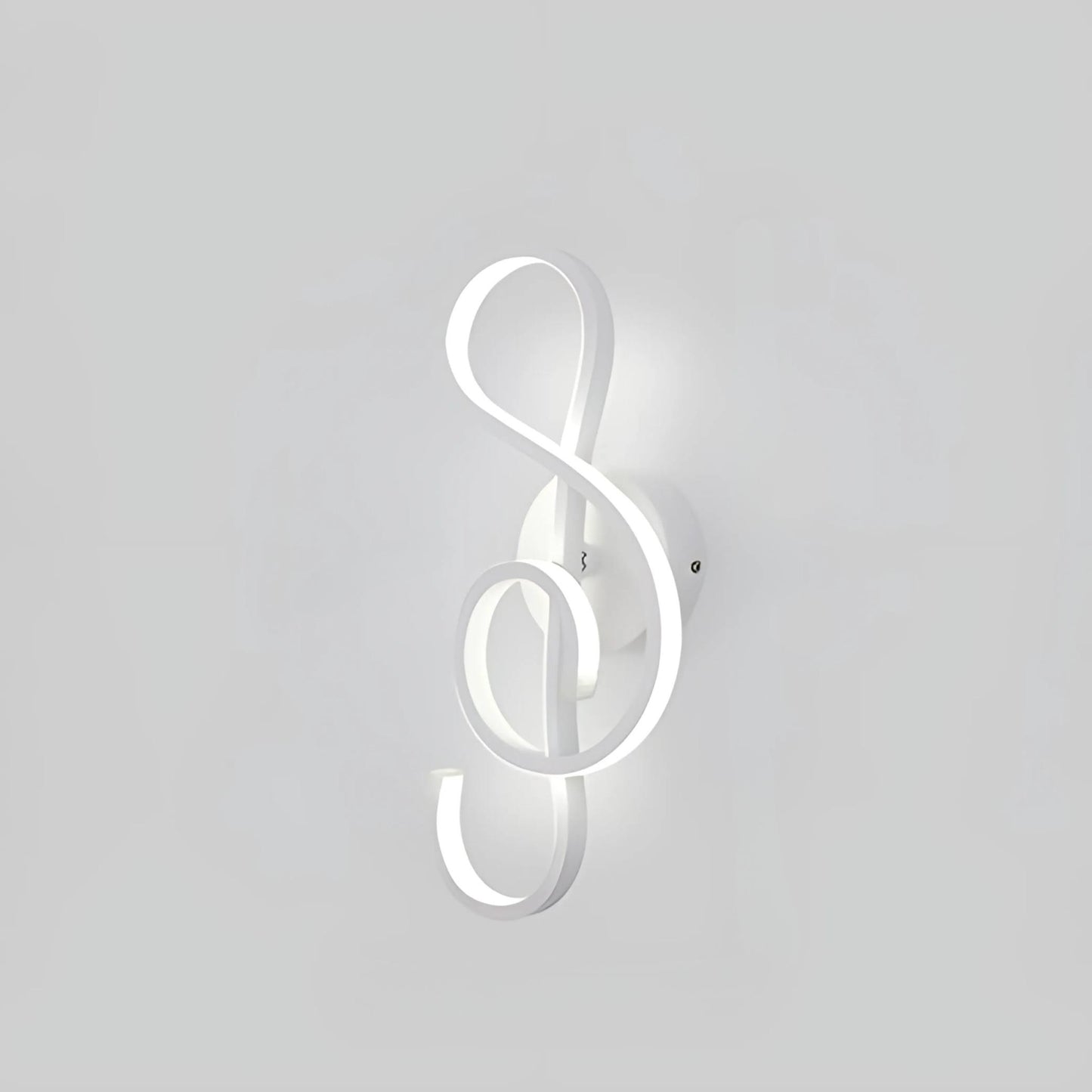 Nordic Minimalist Musical Note Wall Lamp