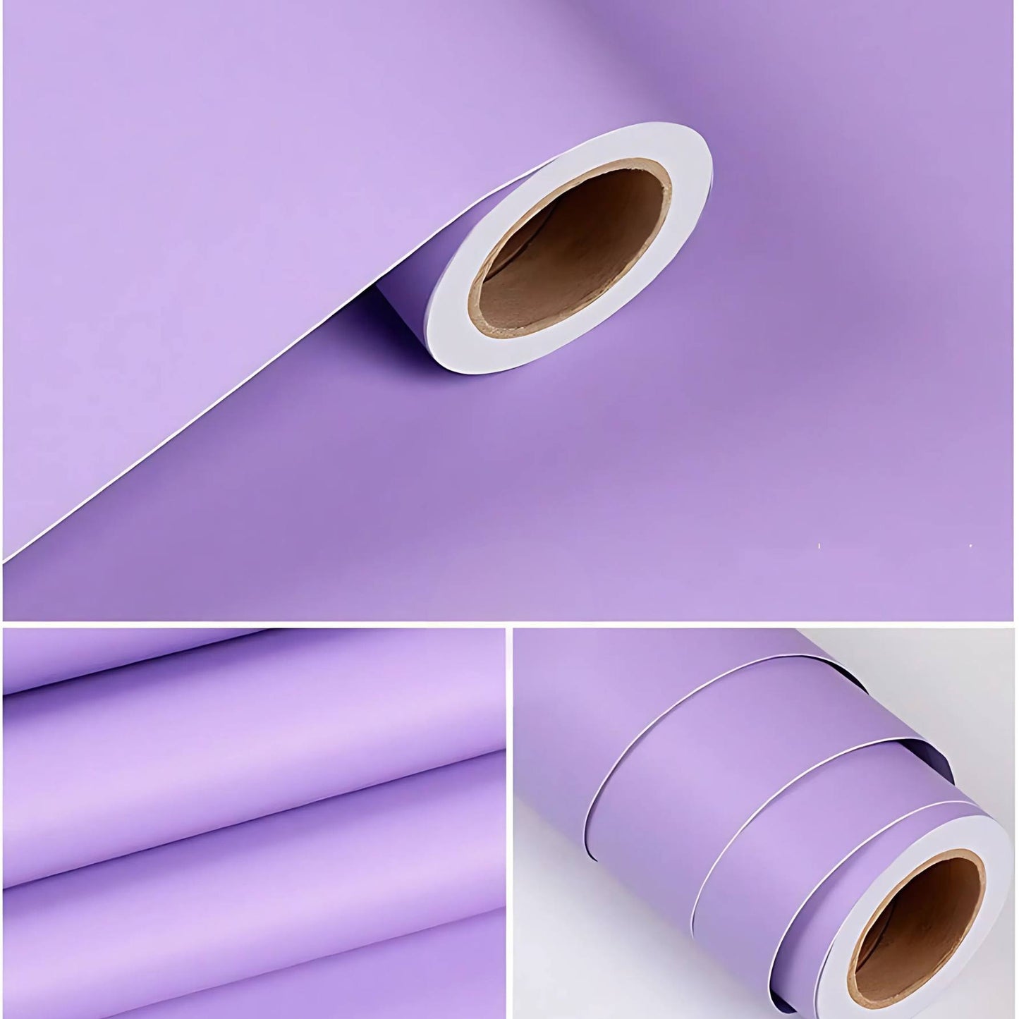 Solid Vibrant Color Waterproof Self-Adhesive Wallpaper