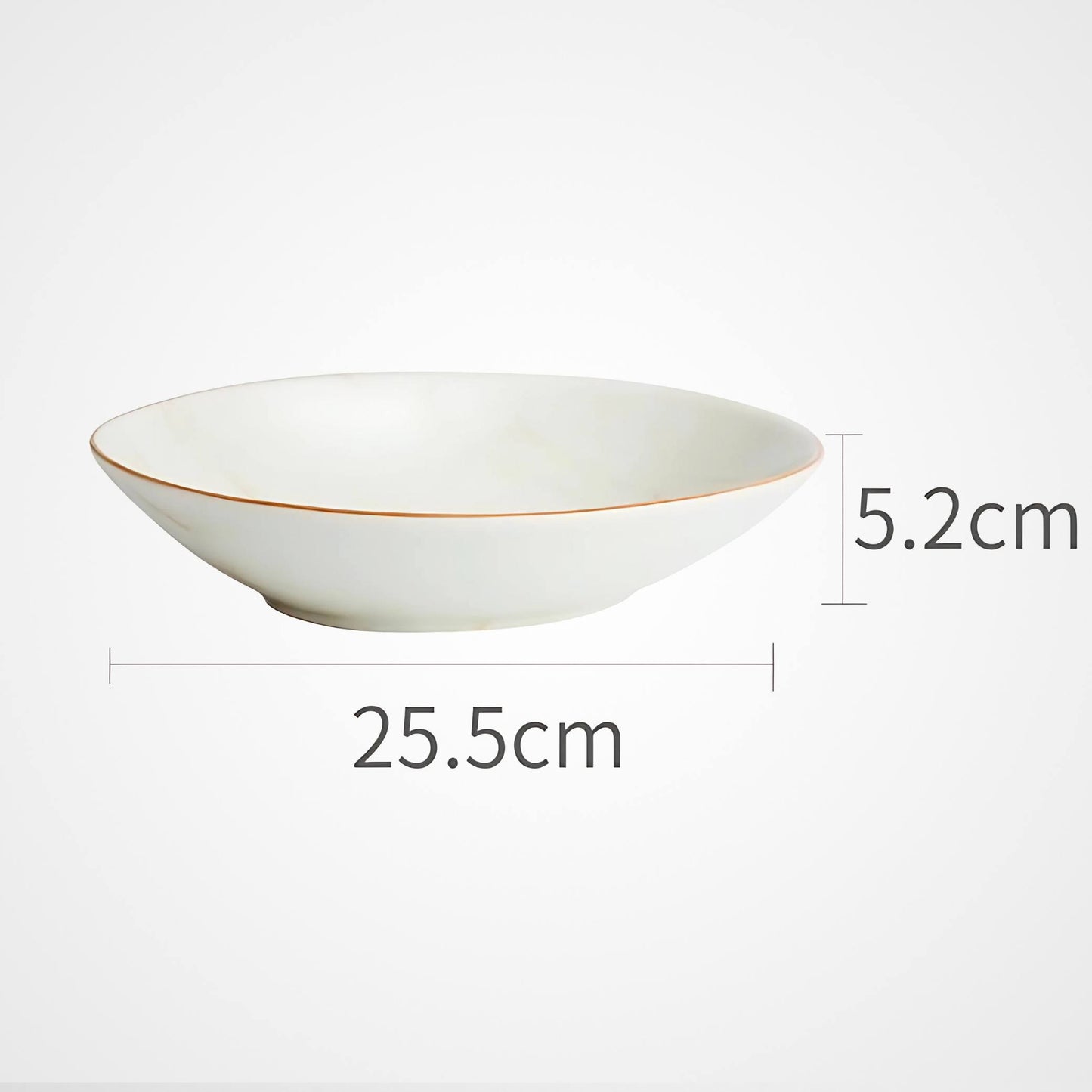 Marbled Ceramic Kitchenware Cream Bowls And Dishes