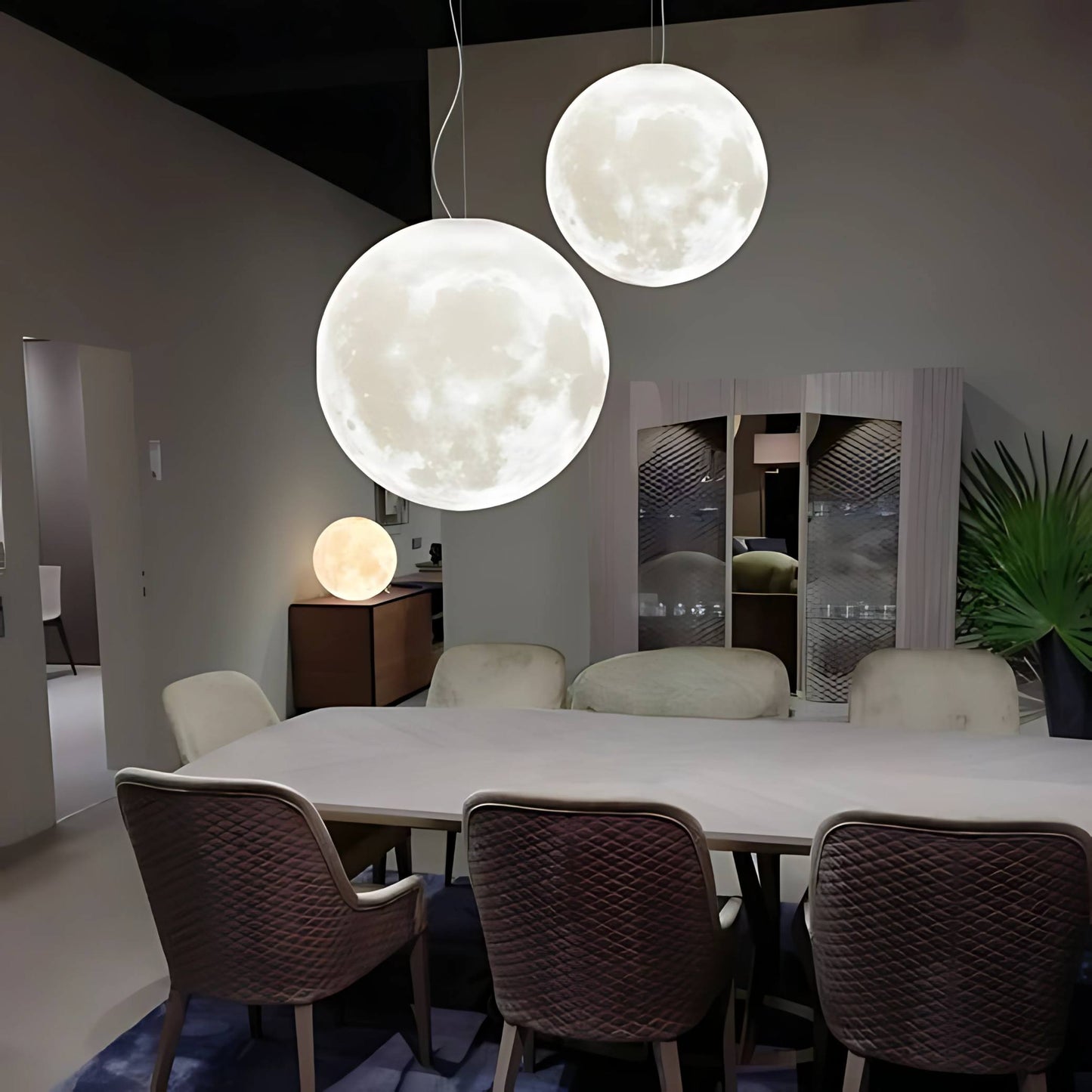 Moon Lamp Hanging Chandelier