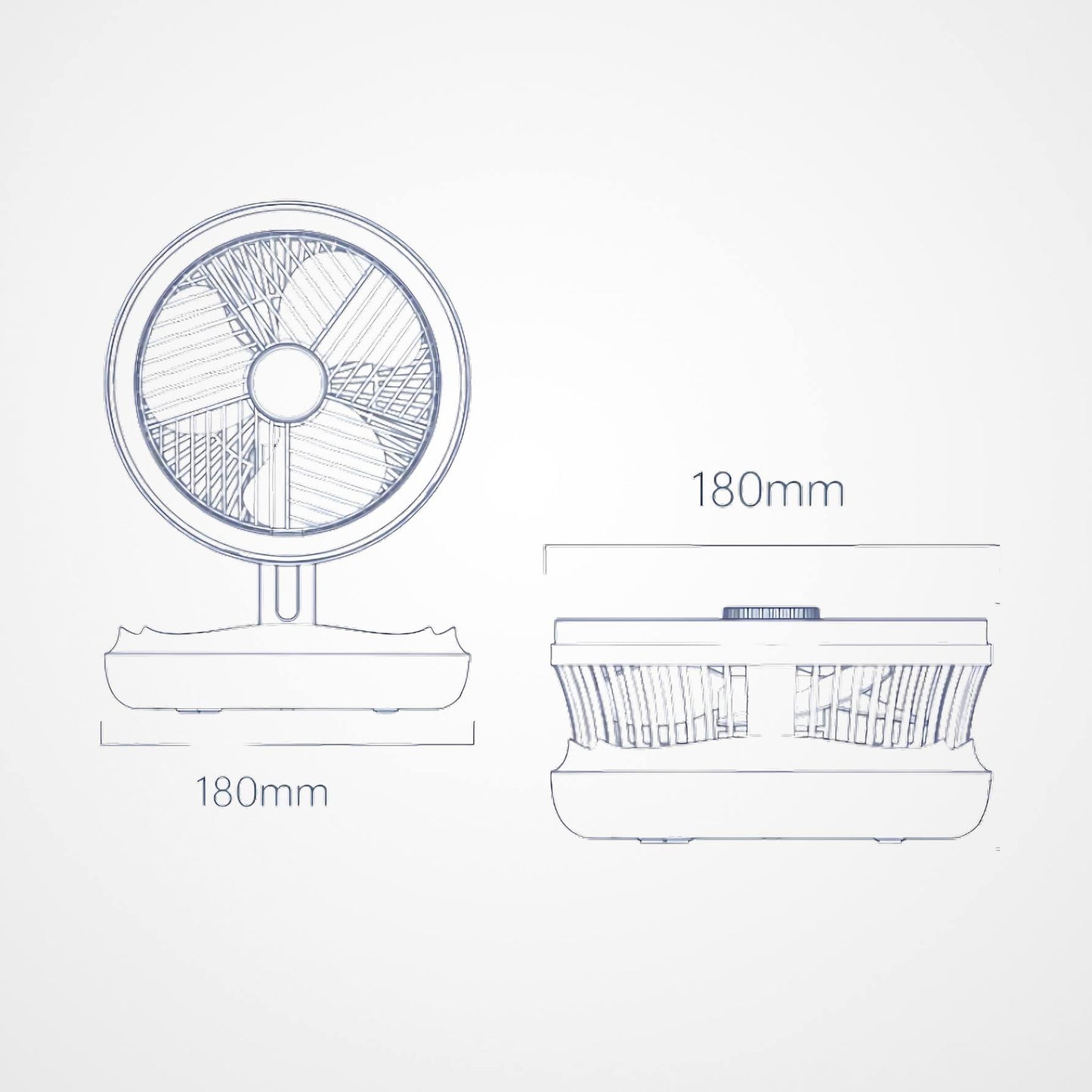 Portable All-in-One Fan and Lamp
