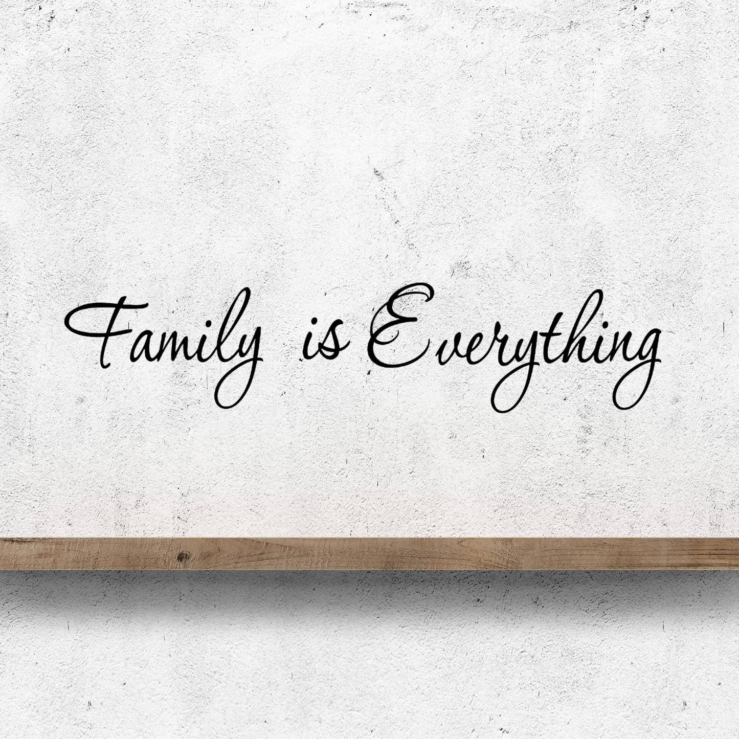 Family Is Everything English Lettering Wall Sticker