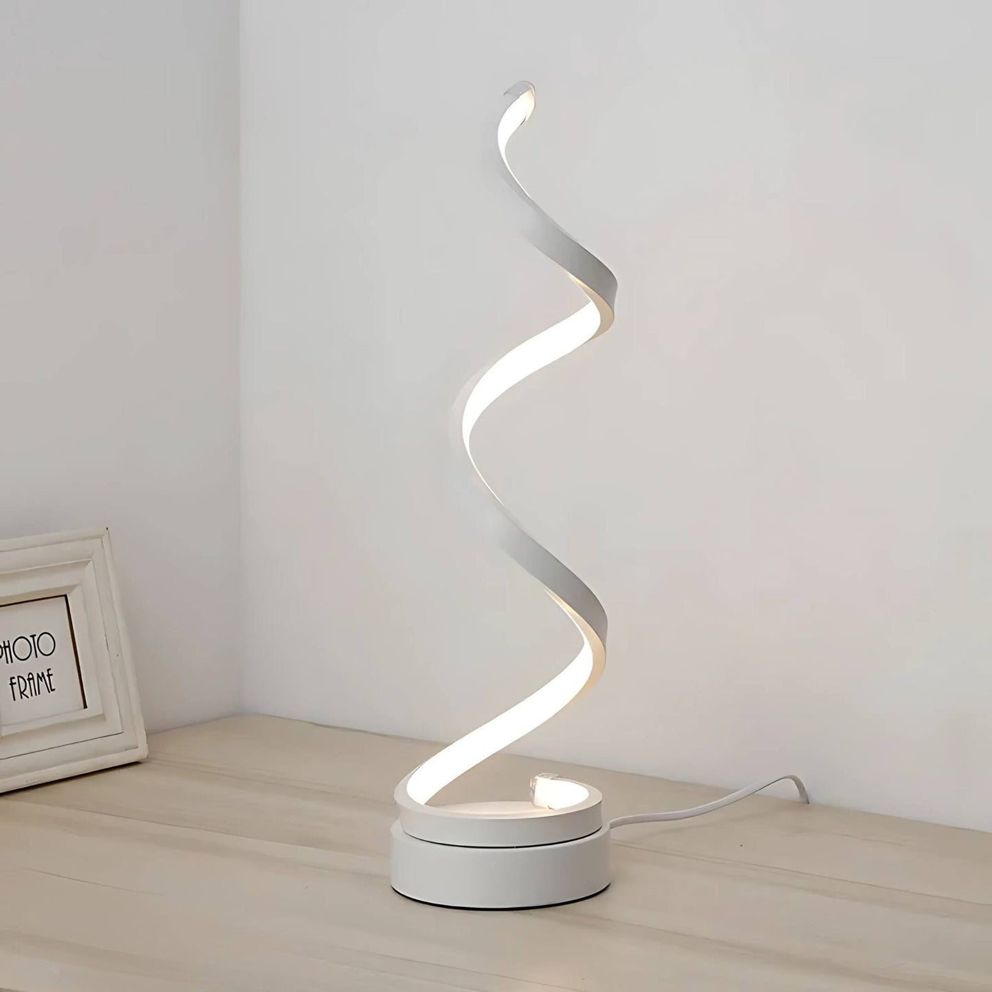 Modern Spiral LED Table Lamp