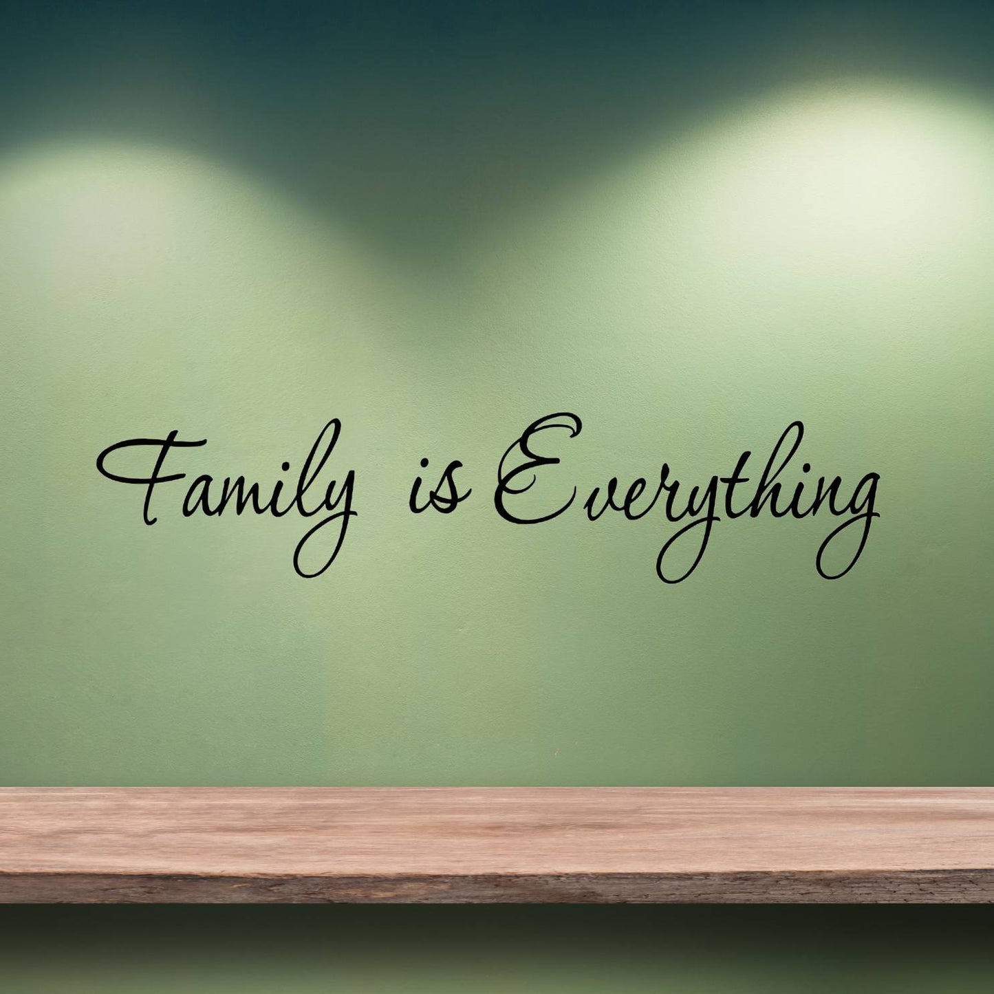 Family Is Everything English Lettering Wall Sticker