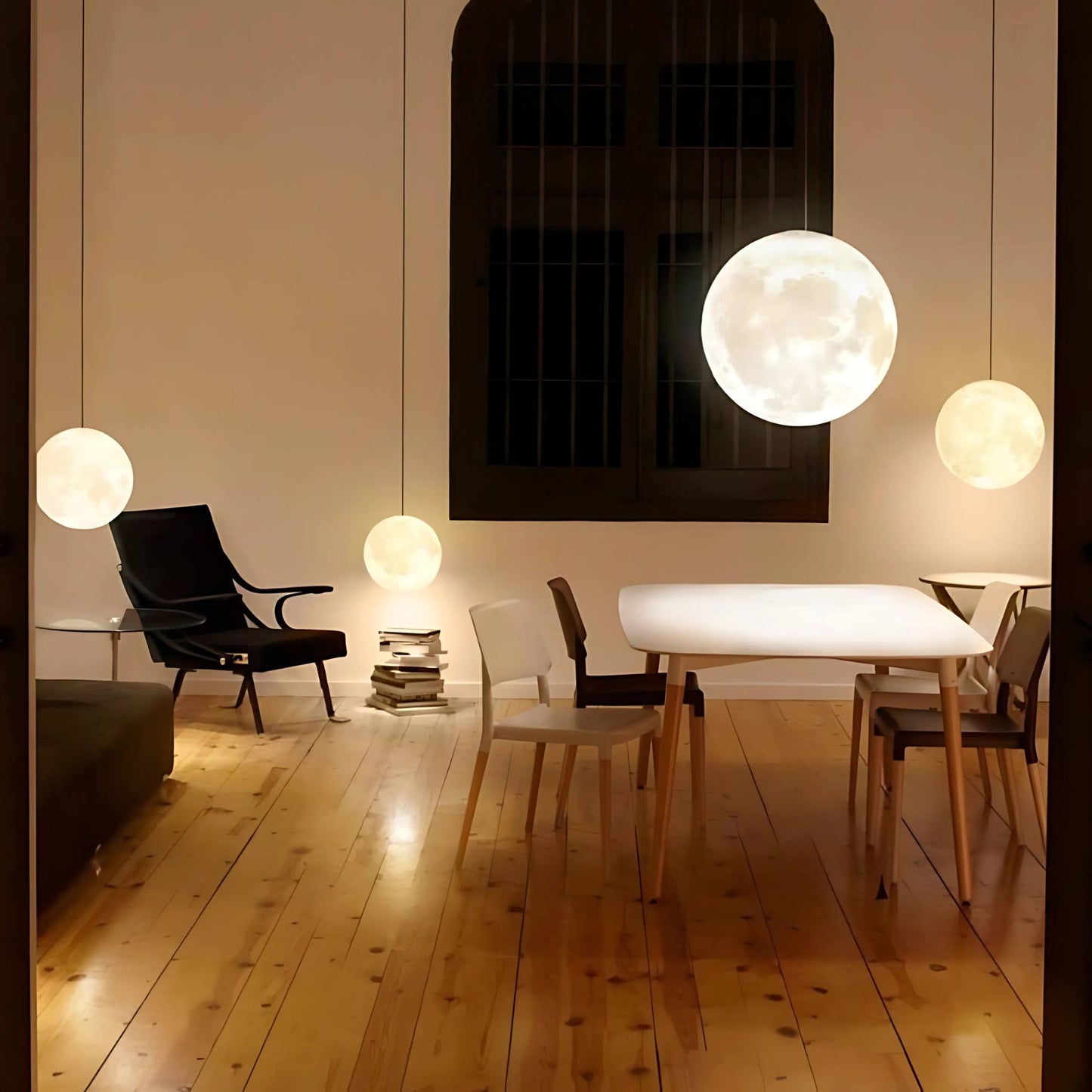 Moon Lamp Hanging Chandelier