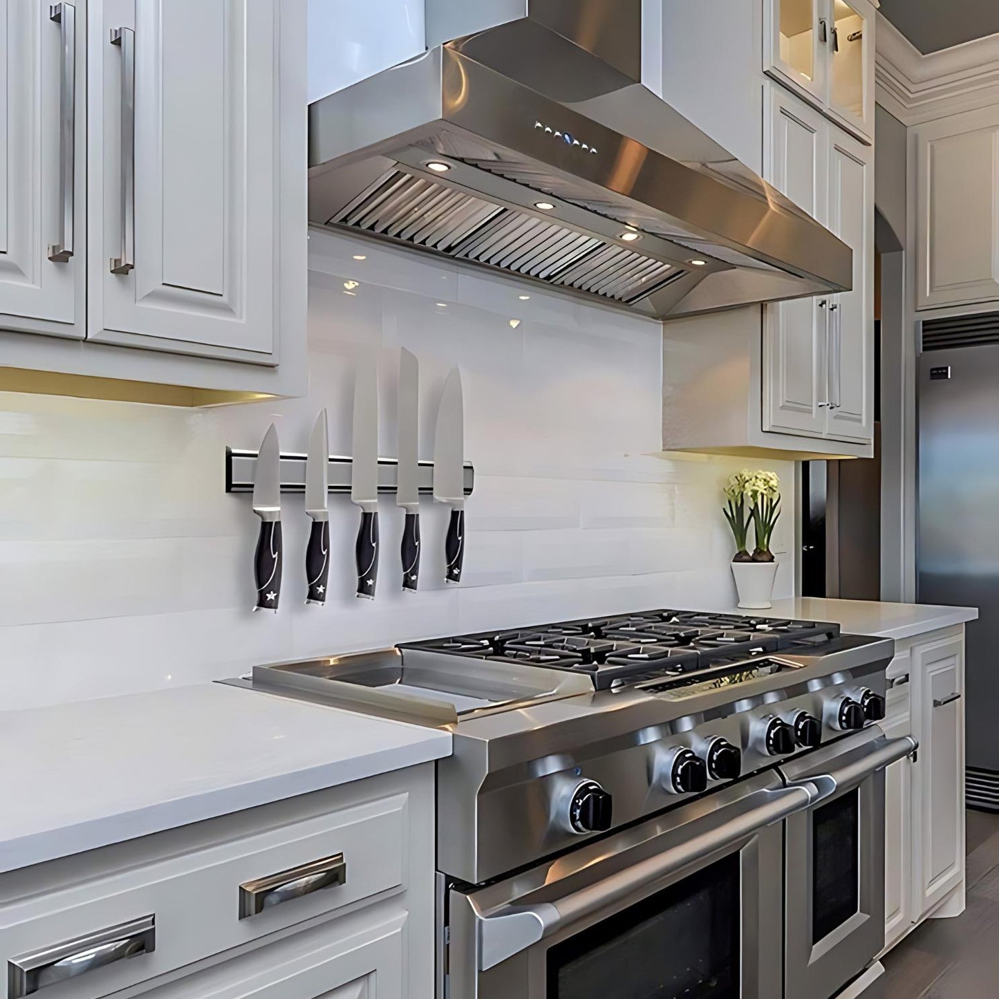 Magnetic Knife Holder Easy Placement Strip