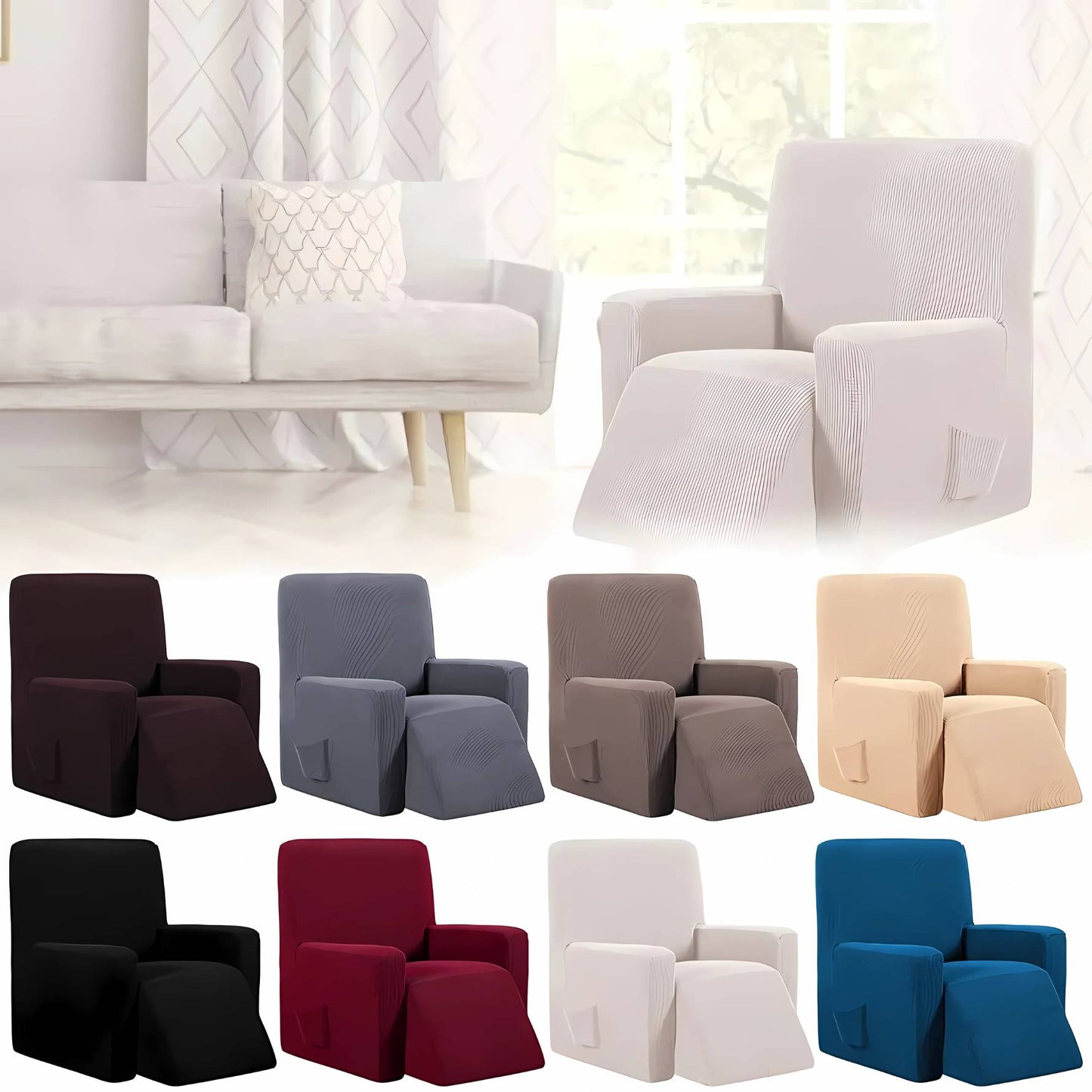 Premium Waterproof Recliner Cover Single Seater