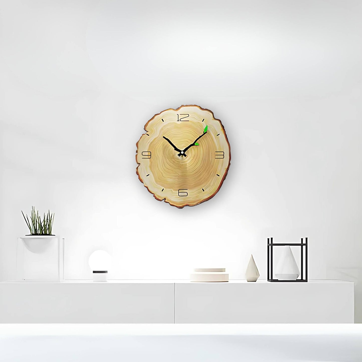 Nordic Style Wooden Wall Clock
