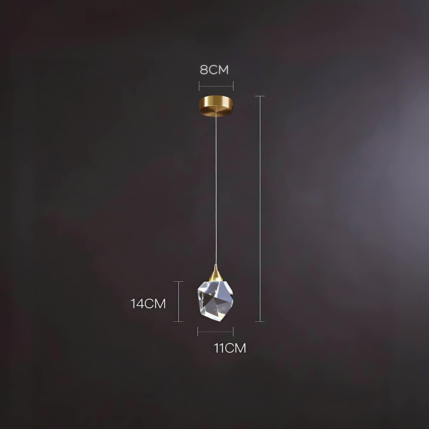 Luxury Crystal Diamond Fishline Chandelier