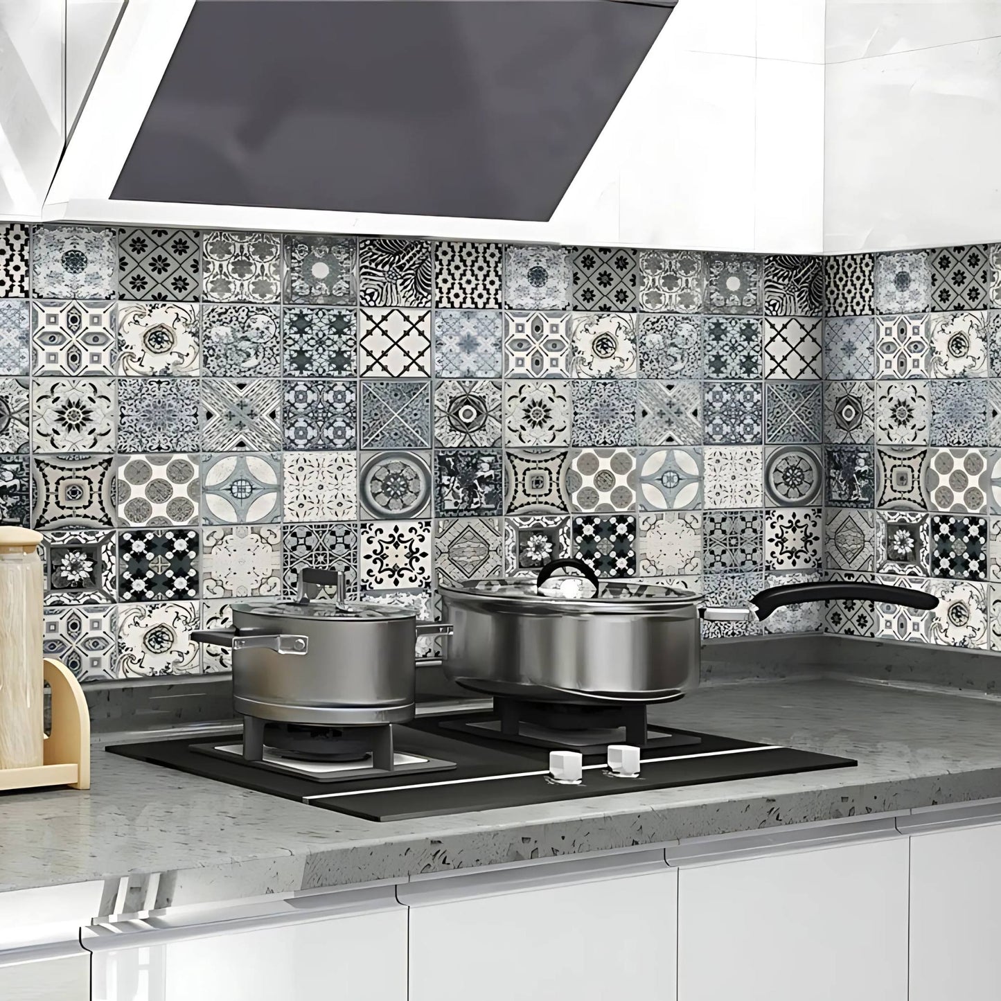 Mosaic Kitchen Greaseproof Wall and Floor Decor