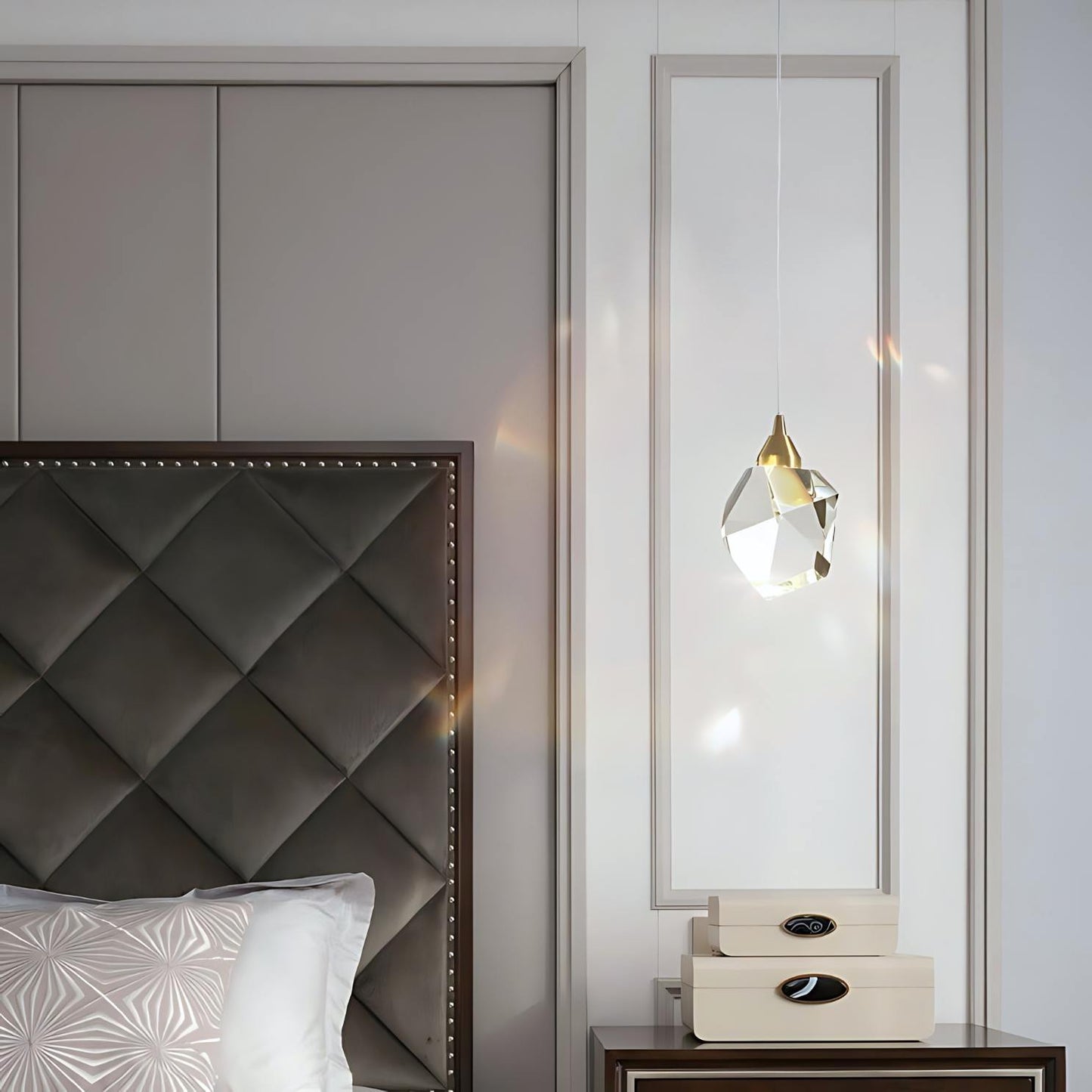 Luxury Crystal Diamond Fishline Chandelier