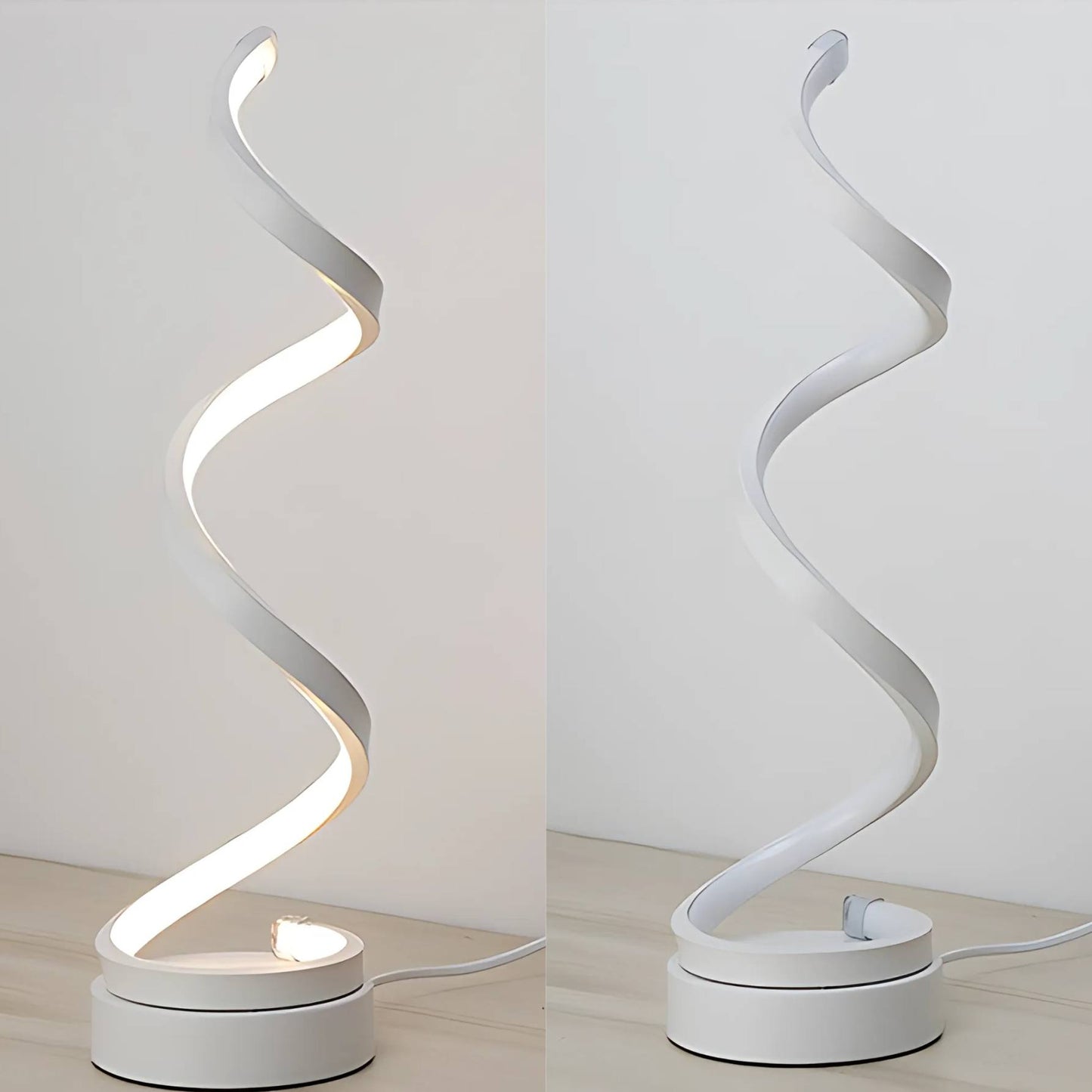 Modern Spiral LED Table Lamp