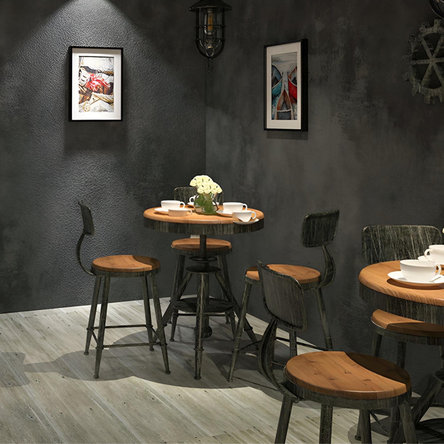 Retro Industrial Style Cement Wall Paper