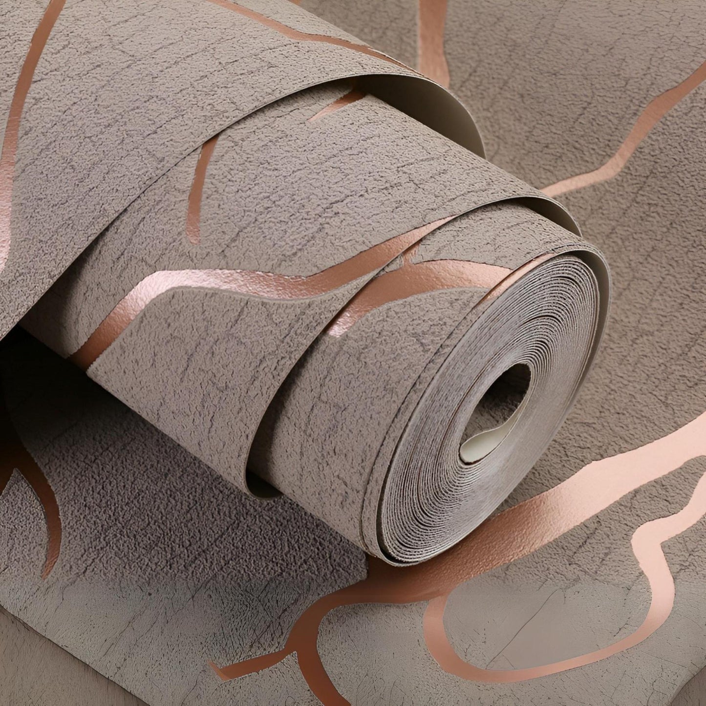 Modern Deerskin Velvet Broken Pattern Wallpaper