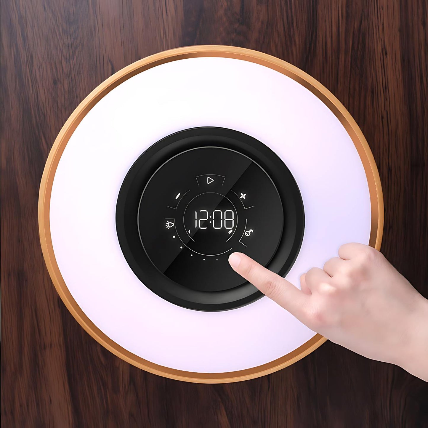 Luxury Bluetooth Speaker Wireless Charging Station Intelligent Tree Lamp