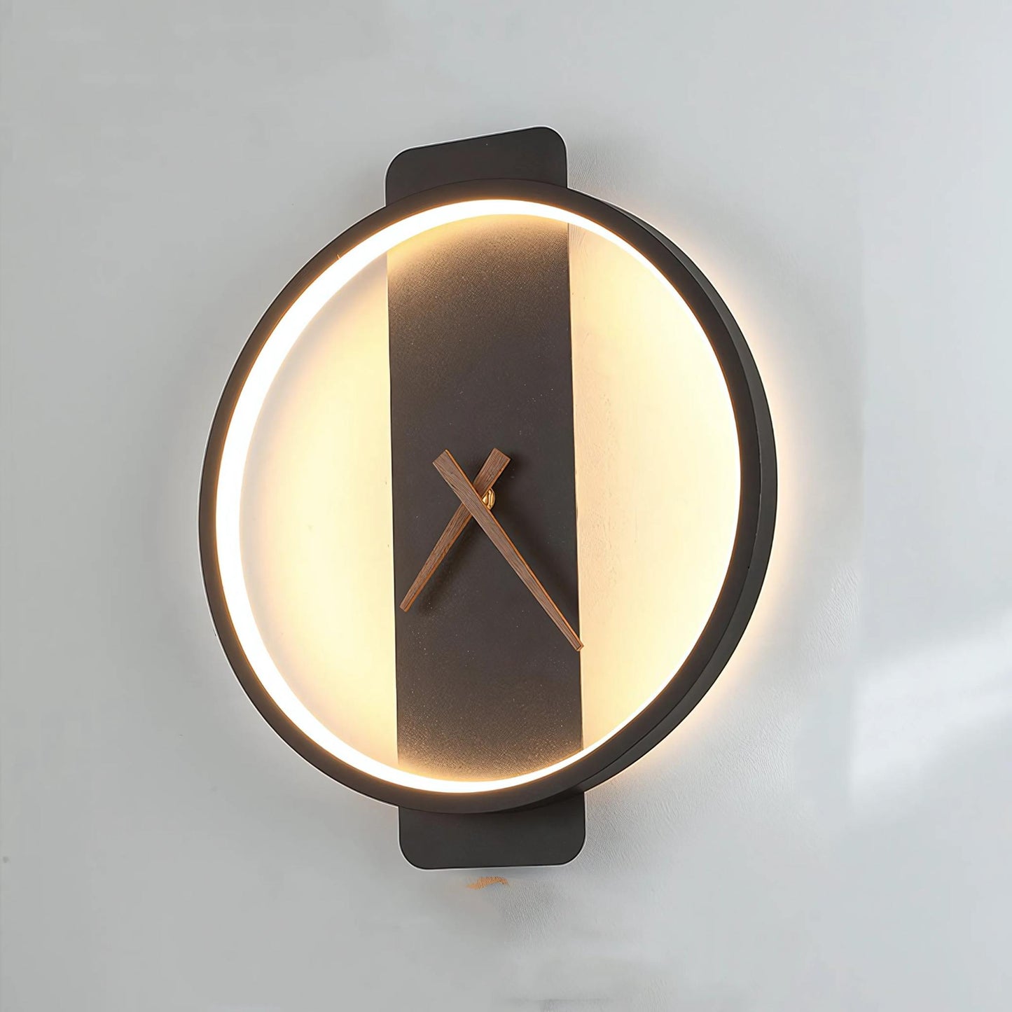 Modern Nordic Style Wall Clock Lamp