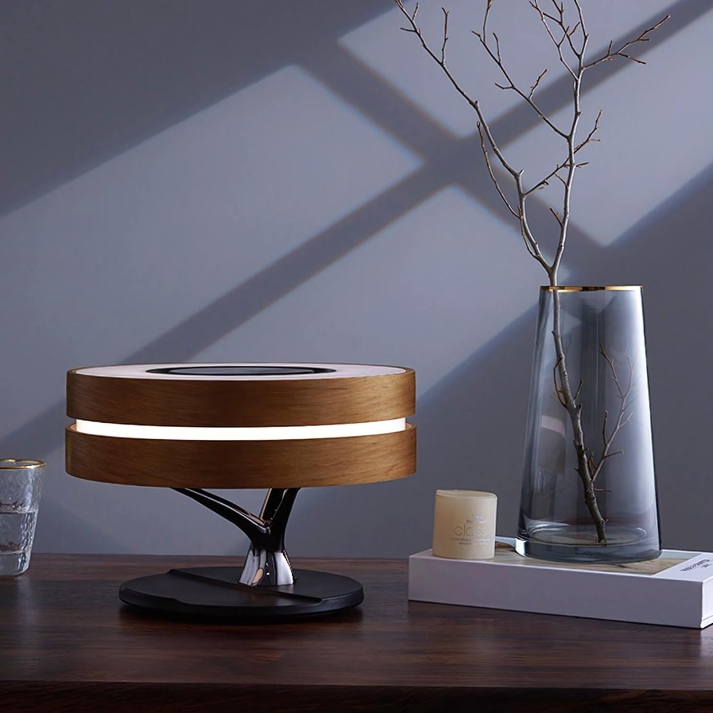 Luxury Bluetooth Speaker Wireless Charging Station Intelligent Tree Lamp