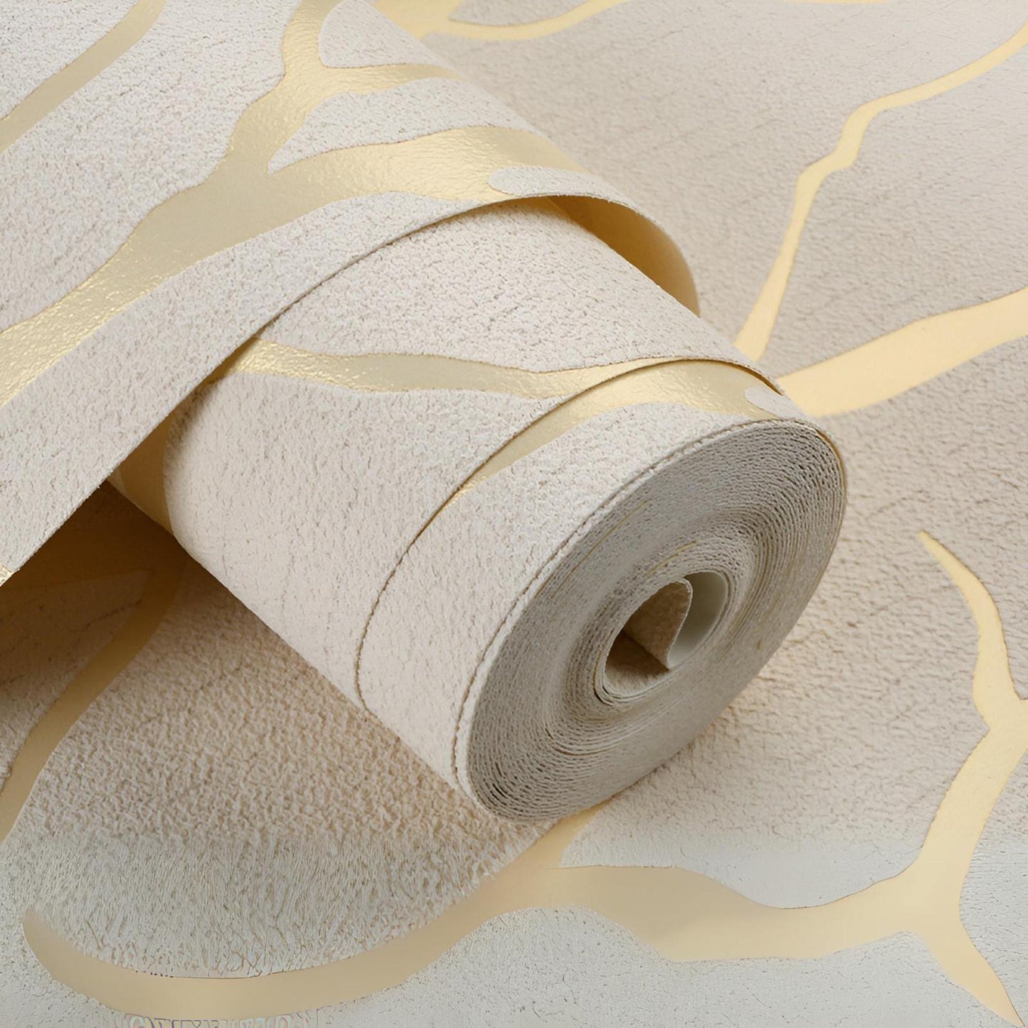 Modern Deerskin Velvet Broken Pattern Wallpaper