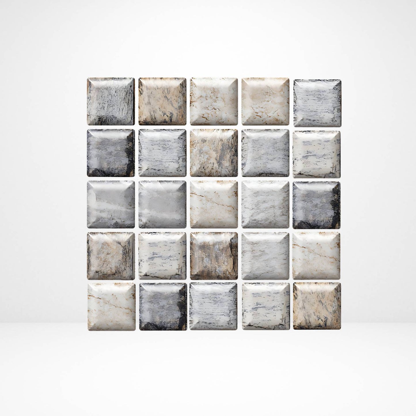 Brick Stone Pattern Self-Adhesive 3D Wallpaper Tiles Waterproof