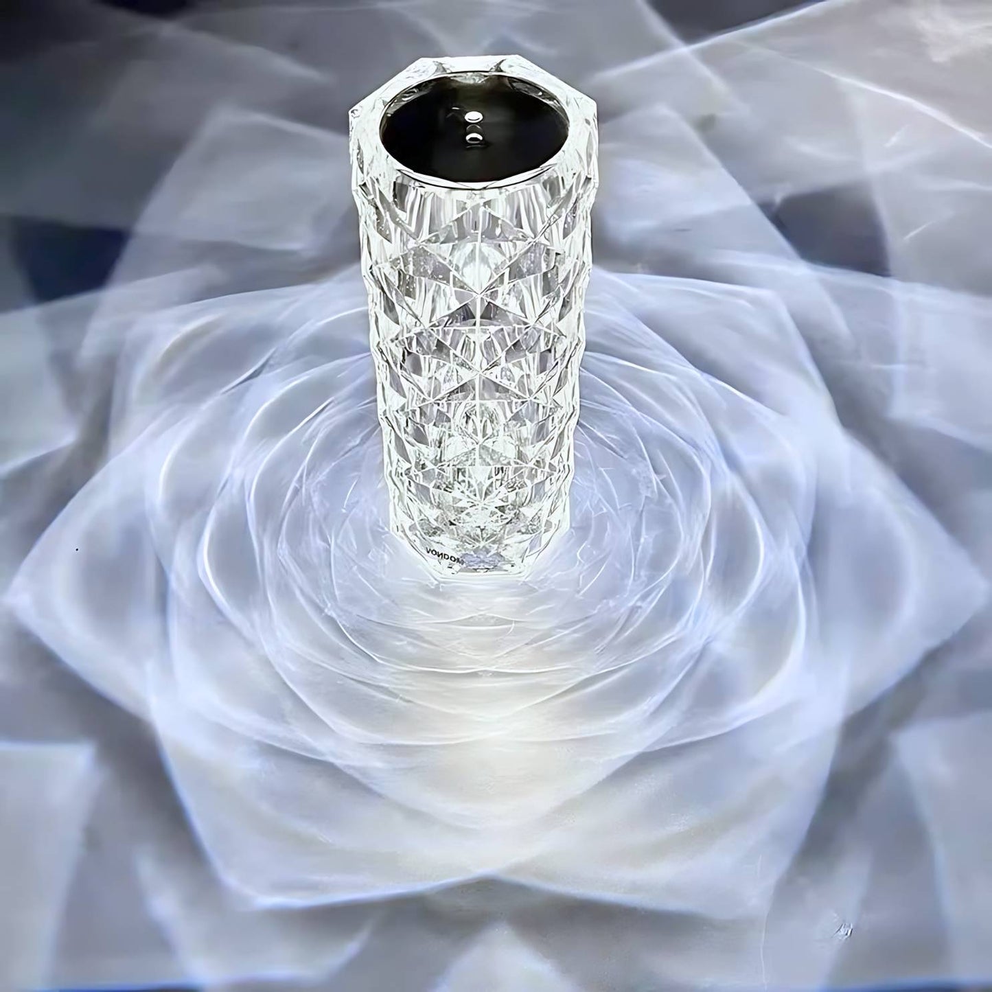 Crystal USB Touch Lamp Glass Diamond Projection Light