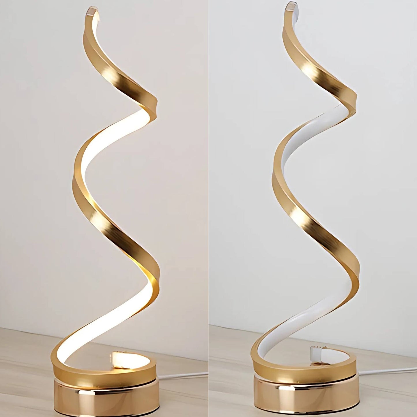 Modern Spiral LED Table Lamp