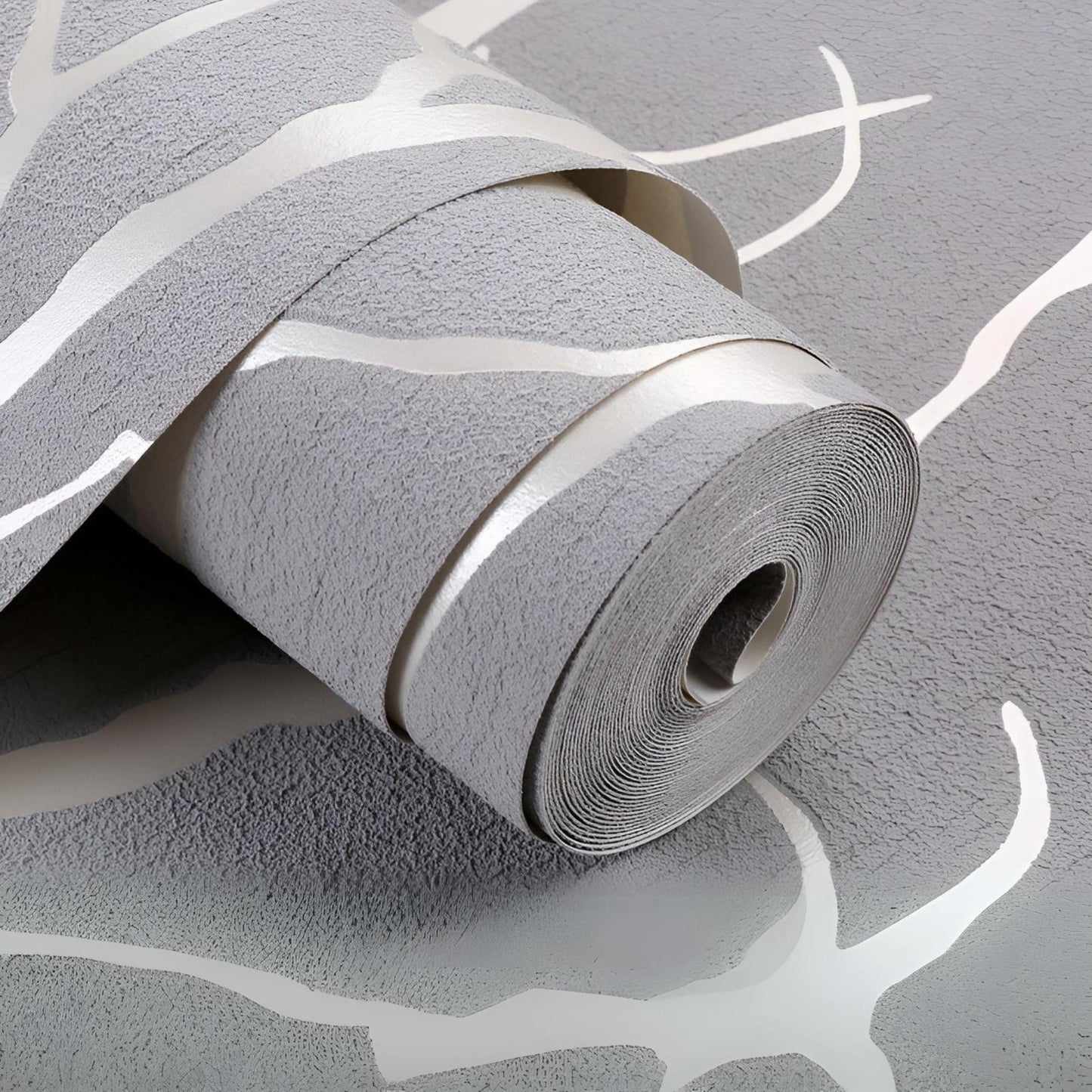 Modern Deerskin Velvet Broken Pattern Wallpaper