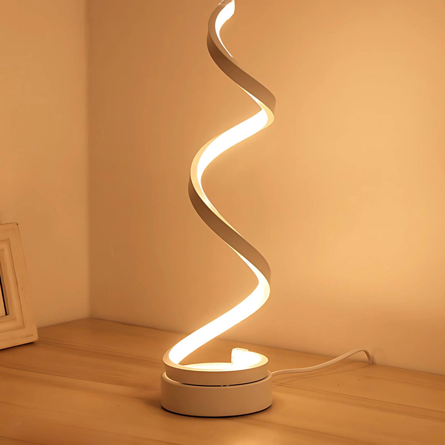 Modern Spiral LED Table Lamp