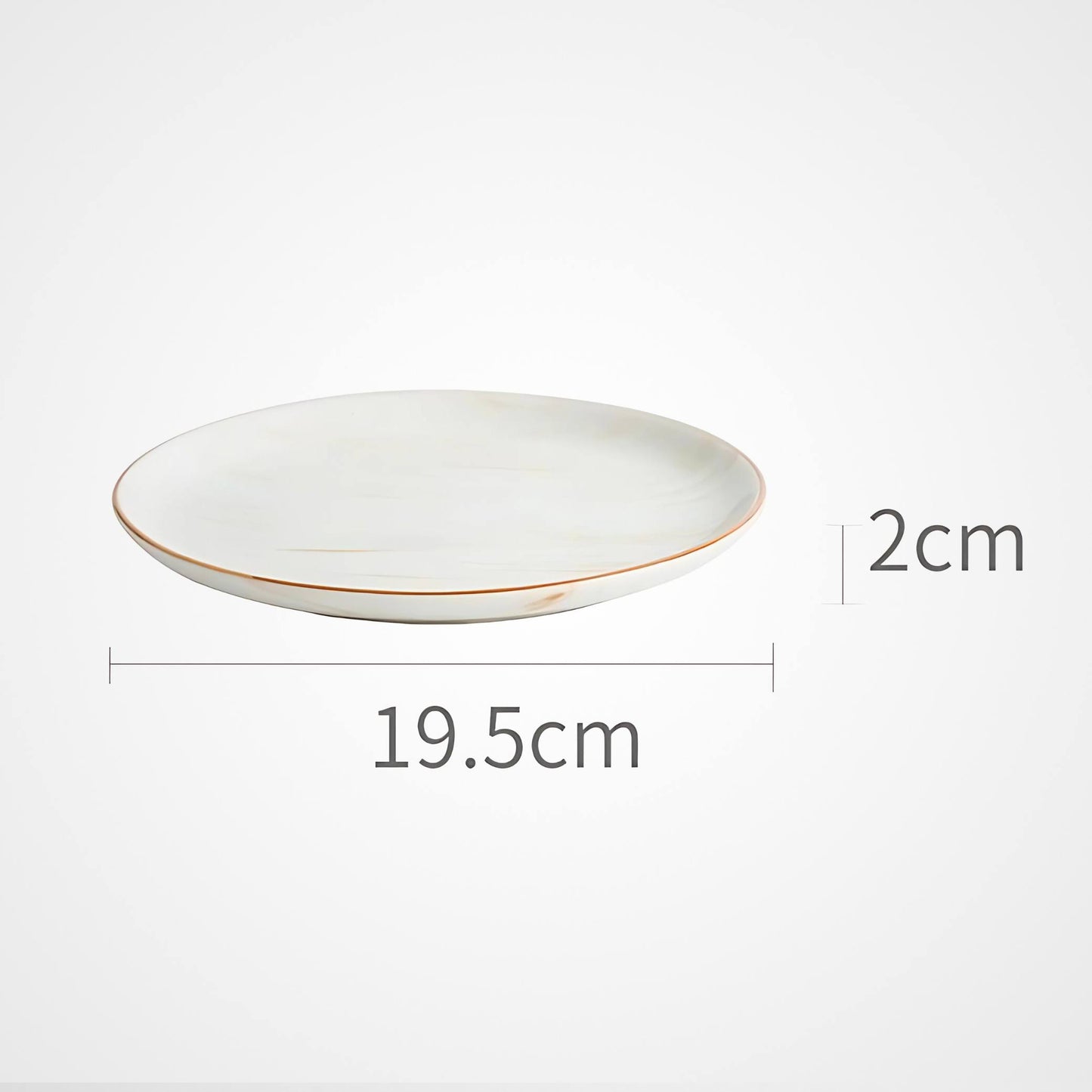 Marbled Ceramic Kitchenware Cream Bowls And Dishes