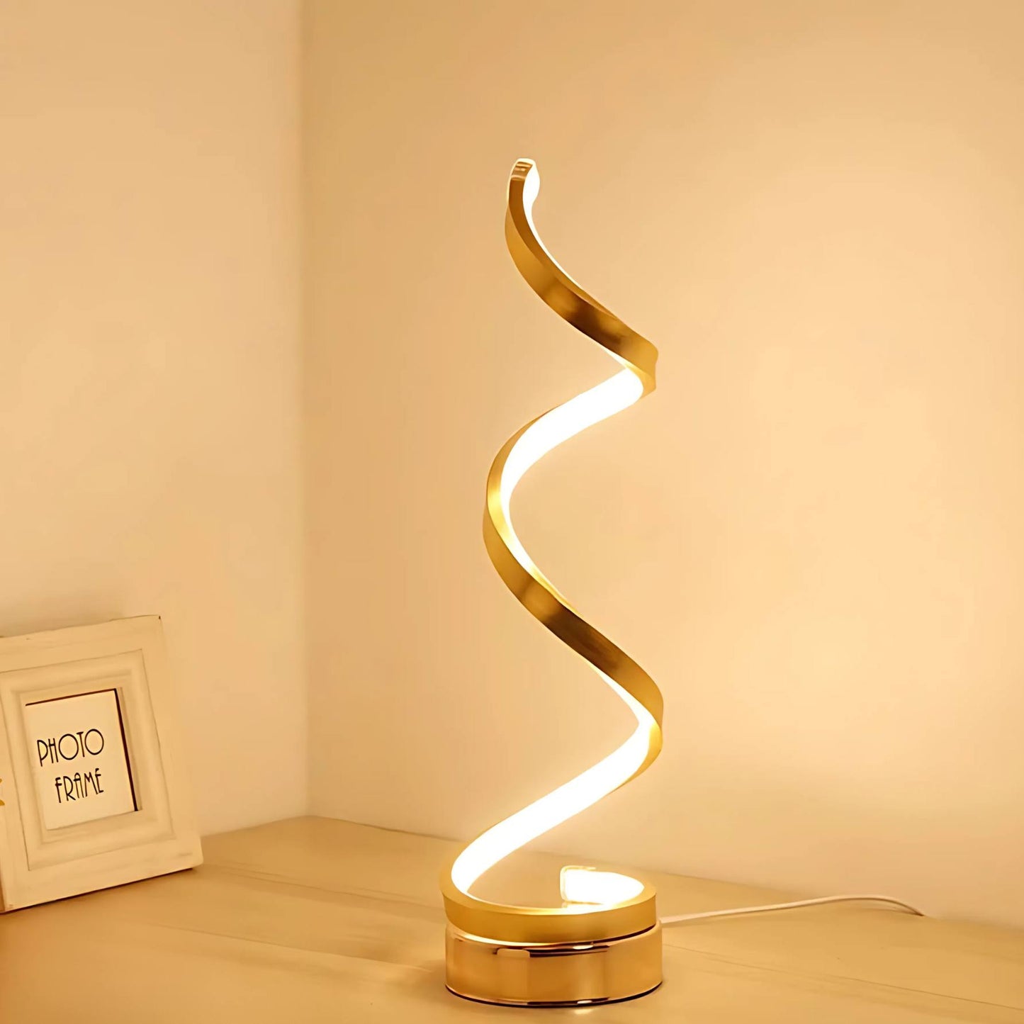 Modern Spiral LED Table Lamp