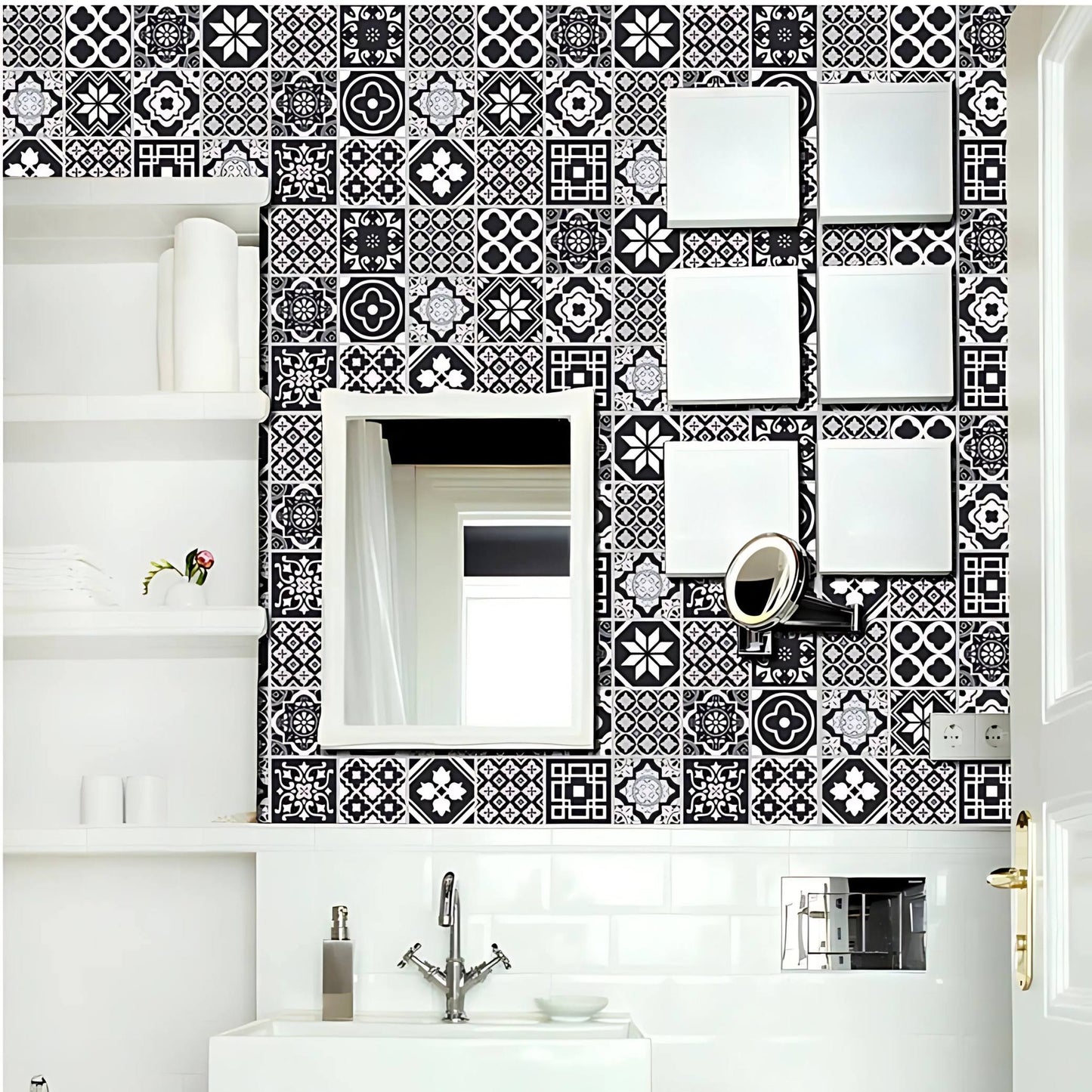 Mosaic Kitchen Greaseproof Wall and Floor Decor