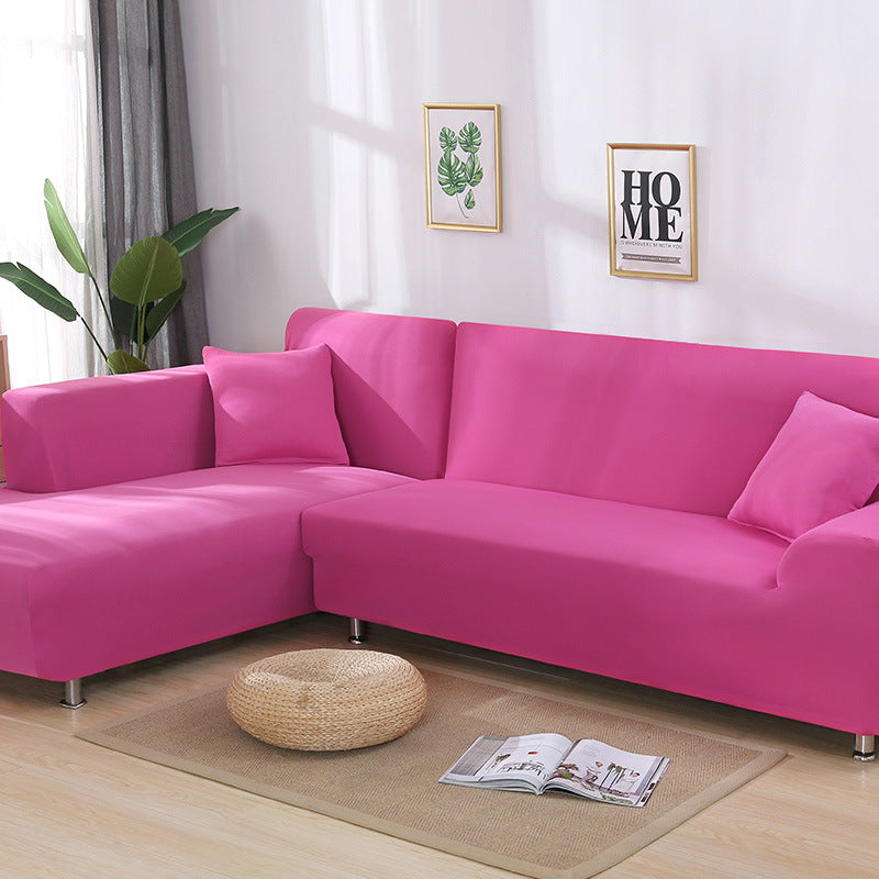 Tight Wrap Elastic Solid Color Sofa Covers