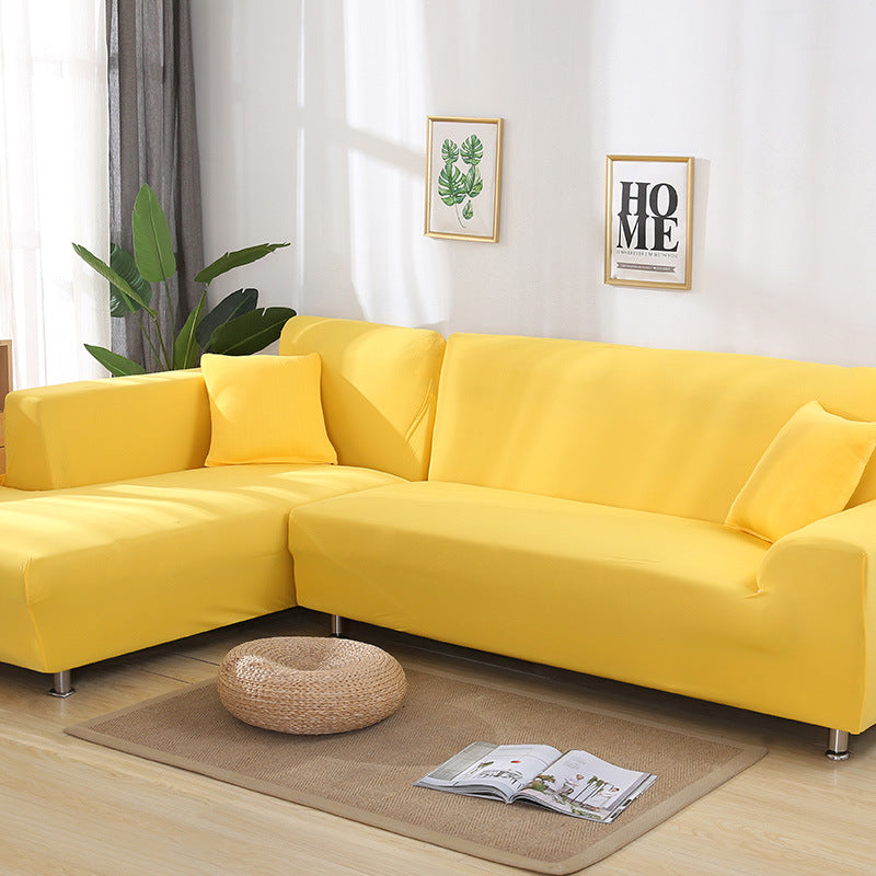 Tight Wrap Elastic Solid Color Sofa Covers
