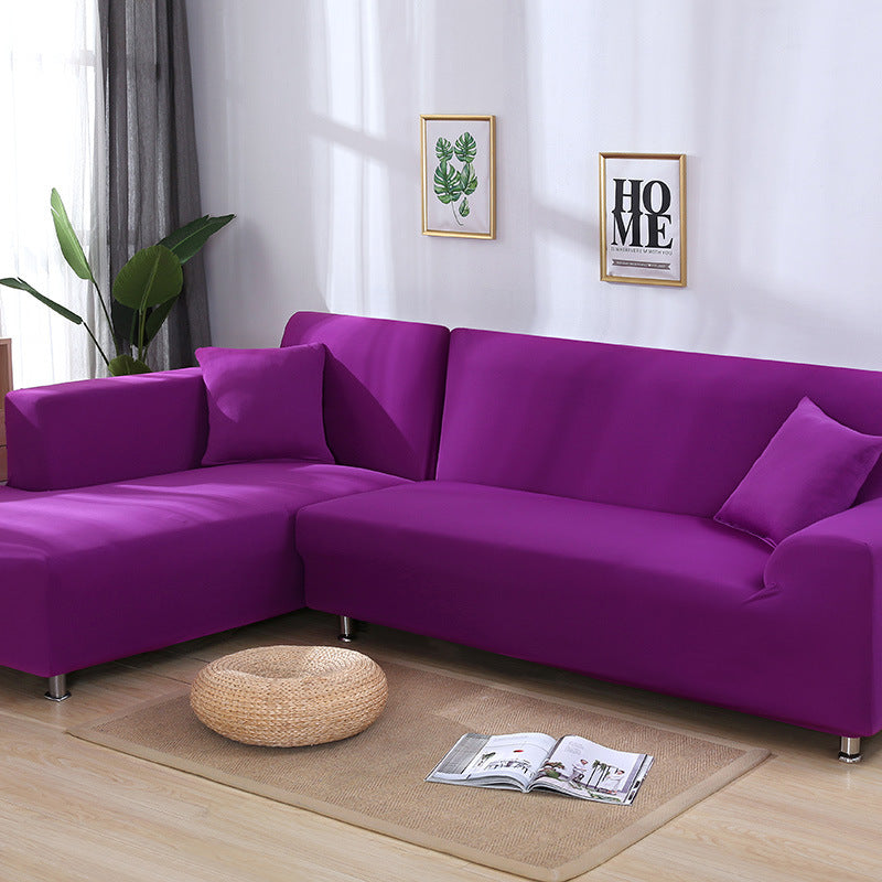 Tight Wrap Elastic Solid Color Sofa Covers