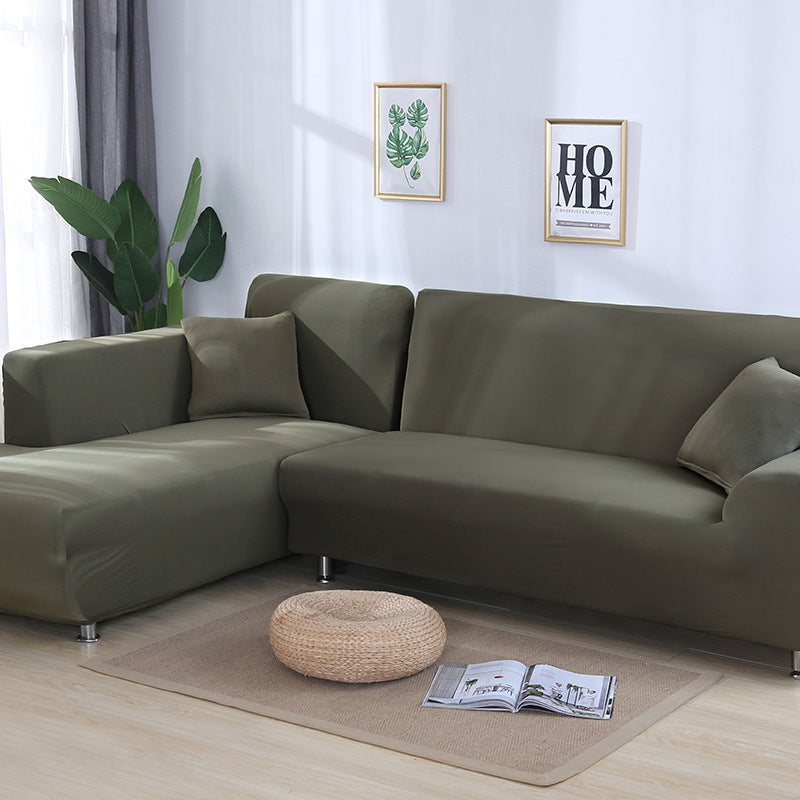 Tight Wrap Elastic Solid Color Sofa Covers