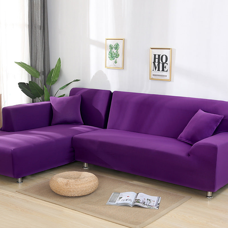 Tight Wrap Elastic Solid Color Sofa Covers