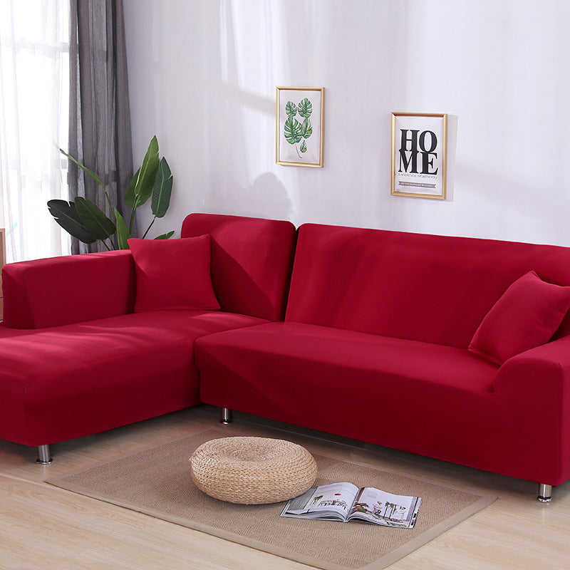 Tight Wrap Elastic Solid Color Sofa Covers