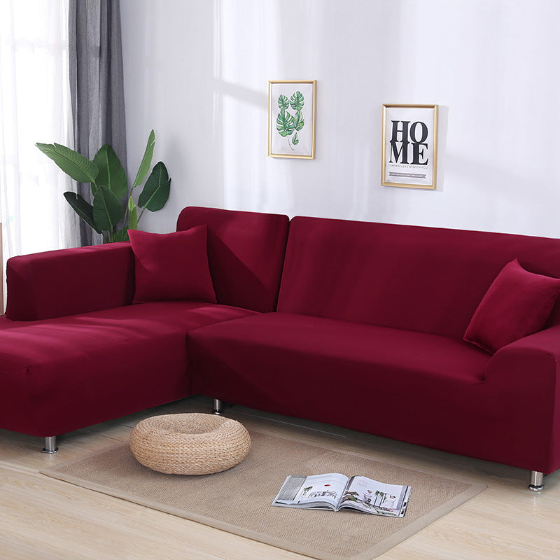 Tight Wrap Elastic Solid Color Sofa Covers