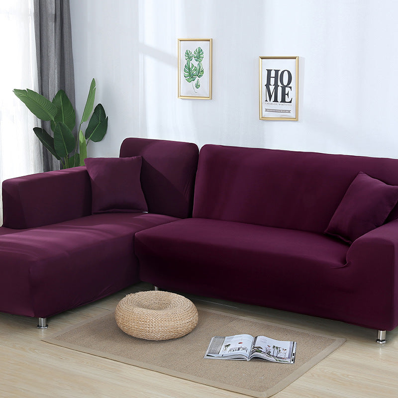Tight Wrap Elastic Solid Color Sofa Covers