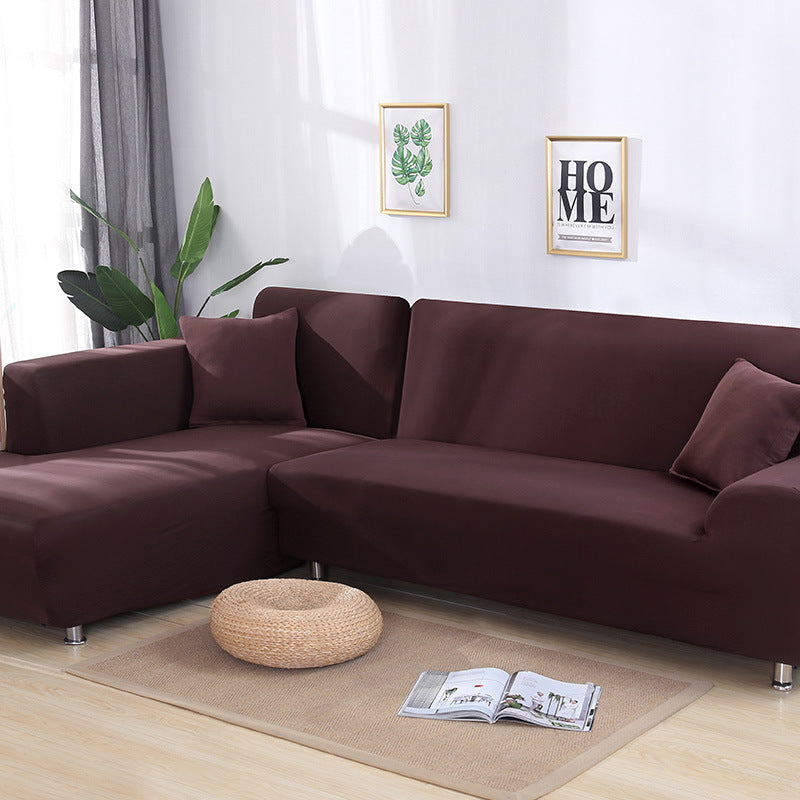Tight Wrap Elastic Solid Color Sofa Covers