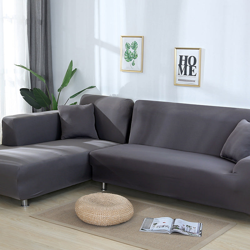 Tight Wrap Elastic Solid Color Sofa Covers