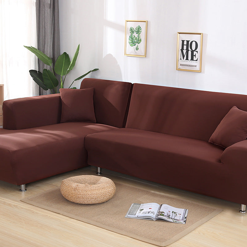 Tight Wrap Elastic Solid Color Sofa Covers
