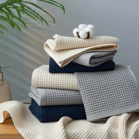 Pure Cotton Japanese-Style Honeycomb Bath Towel