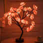 Rose Flower Table Lamp Bonsai Tree LED Night Light