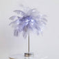 Feather Lamp Nordic Style Bedside Light