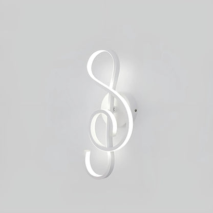 Nordic Minimalist Musical Note Wall Lamp