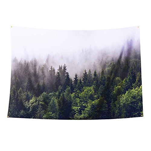 Misty Forest Hanging Tapestry Backdrop