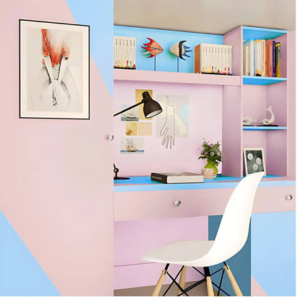 Solid Vibrant Color Waterproof Self-Adhesive Wallpaper