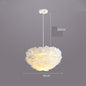 Modern Minimalist Feather Heart Chandelier