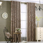 Lace Pattern Modern Chenille Blackout Curtains