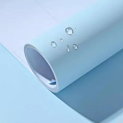Solid Vibrant Color Waterproof Self-Adhesive Wallpaper